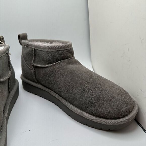 CUSHIONAIRE Women's pull on boot 9 GRAY - Picture 6 of 7